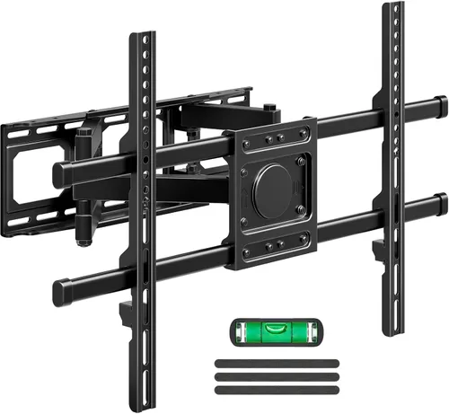 Vista 11 de MOUNTUP Soporte de pared para TV, soporte de TV inclinable para la mayoría de televisores planos/curvos LED LCD OLED de 26 a 60 pulgadas, perfil