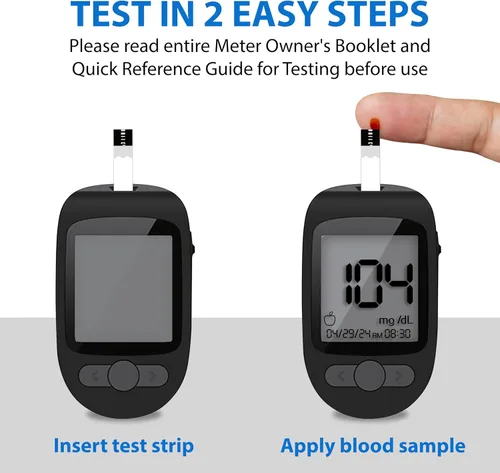 Vista 5 de TRUENESS TRUENESS Family of Self Monitoring Blood Glucosa Tiras de prueba de glucosa en sangre, 50