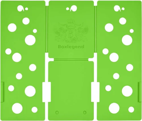 Vista 12 de BoxLegend V5 - Carpeta plegable para camisas, carpeta de ropa, fácil y rápido de plegar, asistente de lavandería para carpetas de lavandería Azul