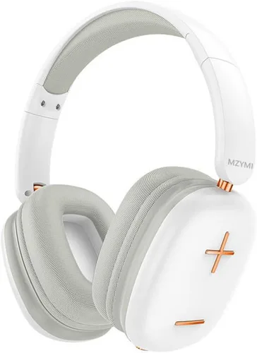 Vista 8 de Auriculares Bluetooth sobre la oreja, auriculares inalámbricos Bluetooth 5.3, tiempo de reproducción de 20 horas, micrófono, auriculares ligeros