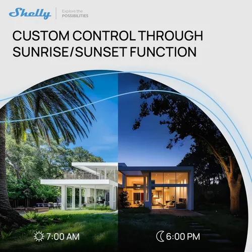 Vista 6 de Shelly 1 Gen3, interruptor de relé inteligente WiFi con contactos secos, 1 canal 16A, compatible con Alexa, Home Assistant, SmartThings y Google