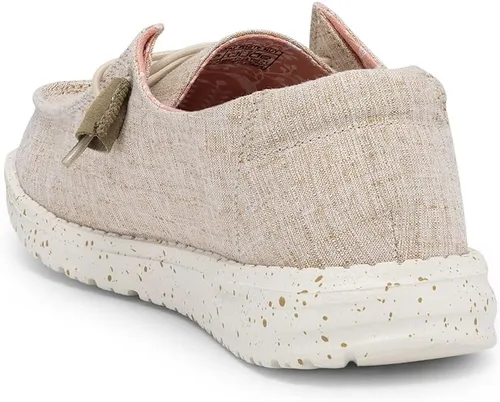 Vista 5 de Hey Dude Wendy Chambray - Mocasines con cordones para mujer, cómodos y ligeros
