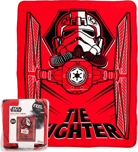 Vista 57 de Northwest Star Wars Manta Decorativa Silk Touch, 40" x 50", Villanos del Lado Oscuro