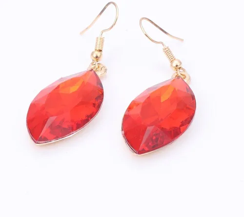 Vista 7 de Conjunto de joyería de cuentas africanas para mujer, collar y aretes de cristal