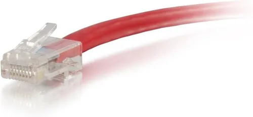 Vista 54 de C2G 24494 Cable cruzado Cat5e - Cable de conexión de red sin blindaje sin arranque, naranja (3 pies, 3.0 ft)