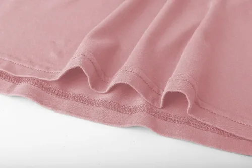 Vista 4 de Camisetas cortas básicas ligeras y ajustadas de manga larga para mujer