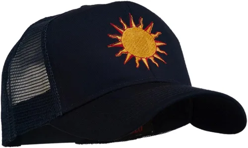 Vista 5 de Sun Outline Embroidered Mesh Cap