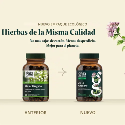 Vista 7 de 120 Fitocápsulas líquidas de aceite de orégano Gaia Herbs, GH-99625, 1, 1