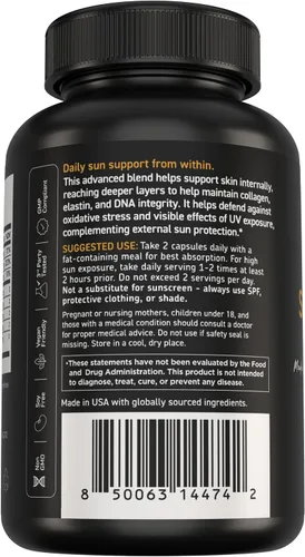 Vista 5 de Vital Vitamins Cápsulas de apoyo solar NAD+