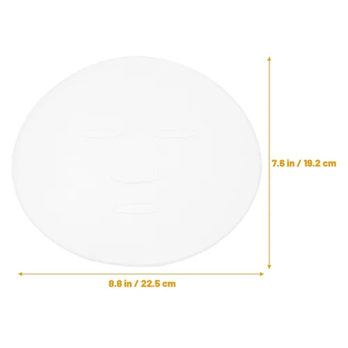 Vista 2 de LEORX Paquete de 2 bandejas de máscara de colágeno reutilizable para mascarilla facial para hacer algas marinas y barro, placa facial para salón
