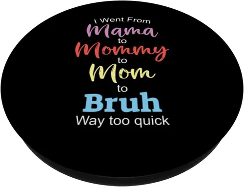 Vista 2 de Niño Mamá Bruh PopSockets intercambiables PopGrip