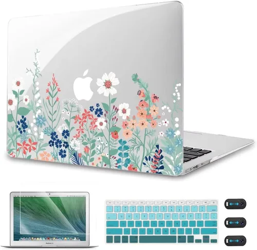 Vista 16 de CISSOOK Compatible con modelos de fundas para MacBook Air de 13 pulgadas: A1369 y A1466, versión anterior 2010-2017, carcasa rígida de plástico