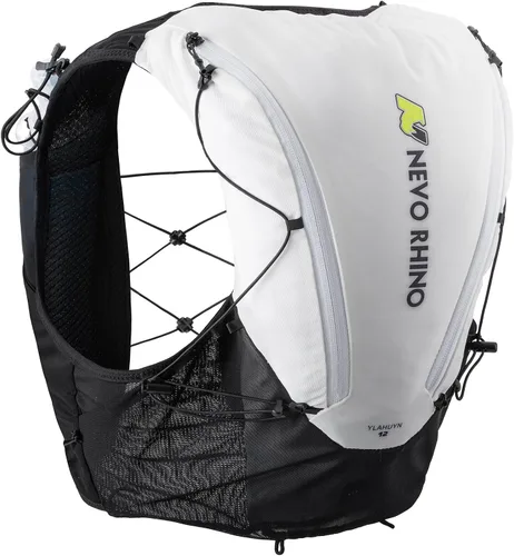 Vista 10 de N NEVO RHINO Chaleco de hidratación de Trail Running de 12L con 2 frascos Negro