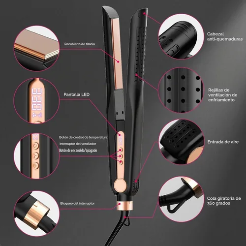 Vista 2 de SKIMI Airflow Styler - Plancha de pelo y varita rizadora