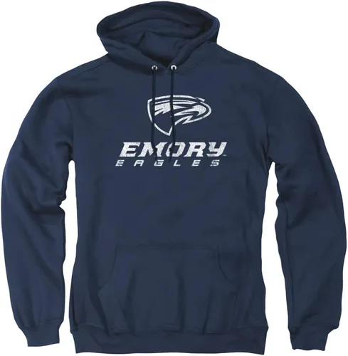 Vista 93 de Distressed College Primary Logo Adult Pullover Hoodie Collection 1 Universidad Estatal de Albany