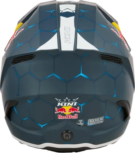 Vista 3 de Casco MX3 MX Kini Red Bull 1.0 Adulto Azul/Blanco Talla Grande