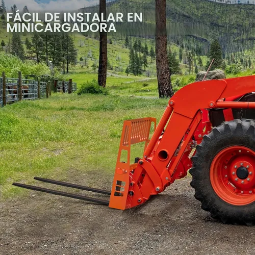 Vista 8 de YITAMOTOR Accesorio de marco de horquillas de palet de 45" y 4000 libras y Naranja