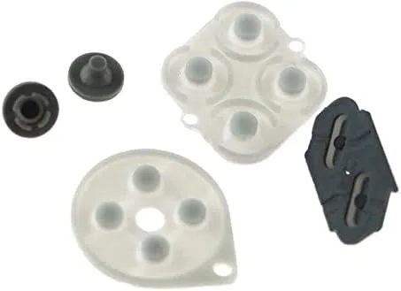 Vista 3 de Almohadillas conductoras Pieza de repuesto de almohadilla de botón de silicona conductora para Nintendo SNES SFC Controller