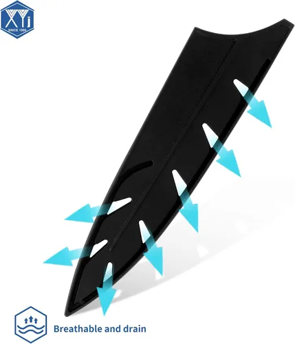 Vista 4 de XYJ Juego de 2 fundas de cuchillos de seguridad, protectores de bordes, funda universal para cuchillos, cortes, funda de cuchillo de chef, protector
