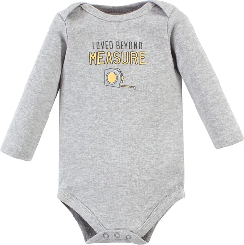 Vista 31 de Hudson Baby baby-boys Cotton Long-sleeve Bodysuits 5-pack