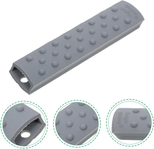 Vista 4 de Uonlytech - Funda de silicona para mango de olla de escaldado, funda sin sartén para calor, diseño ligero que se adapta a asas de utensilios