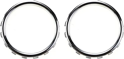 Vista 2 de 2 piezas de repuesto de anillos de acento para Xbox ONE Elite Controller de repuesto (plateado)