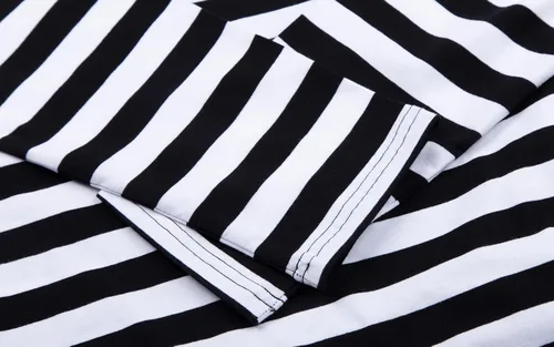 Vista 5 de LittleSpring Camisetas de algodón a rayas de manga larga con cuello redondo