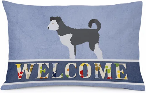 Vista 109 de Caroline's Treasures BB8334PILLOWCASE AIDI Atlas Mountain Dog - Funda de almohada estándar, color azul, ligera, súper suave, de fácil cuidado