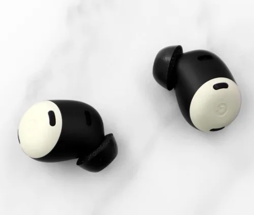 Vista 6 de Puntas de espuma viscoelástica compatibles con Pixel Buds Pro - 6 pares sin dolor de silicona que reducen el ruido y el ajuste cómodo en la funda