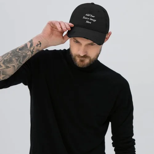 Vista 2 de Gorra Otto bordada personalizada con tu texto Gorras para regalos hombres y mujeres