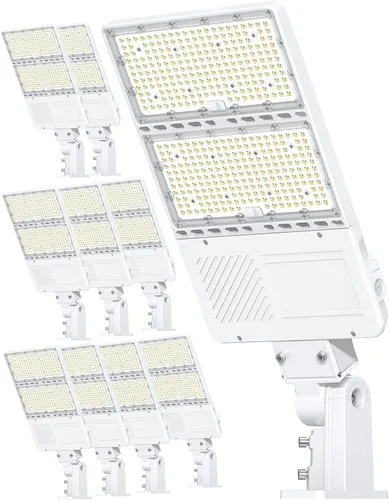 Vista 12 de Luz LED de estacionamiento de 150 W, 120 W, 90 W, ajustable, 4500 K, 5000 K, 5700 K, sintonizable hasta 22500 lm, fotocélula LED, caja de zapatos