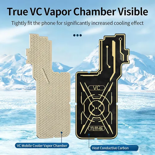 Vista 2 de Placa de refrigeración trasera extra grande con adhesivo lavable para uso prolongado en escenarios de alta carga compatible con semiconductores