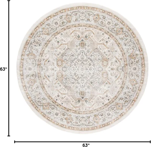 Vista 85 de SAFAVIEH - Colección Isabella, alfombra decorativa - 2'2" x 5', azul y crema, diseño oriental, no desprende pelusa y fácil cuidado, ideal para áreas