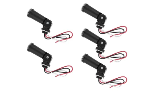 Vista 7 de Sensor fotoeléctrico al aire libre, interruptor de sensor de luz de fotocélula de CA de 120 V, control de iluminación de conducto de montaje