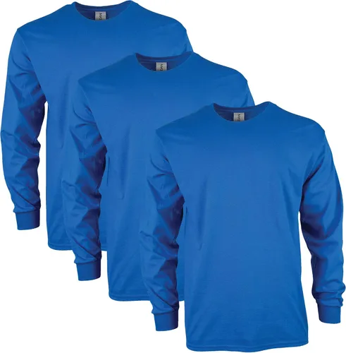 Vista 86 de Gildan - Camiseta de manga larga de algodón ultra estilo G2400 para adultos, paquete múltiple