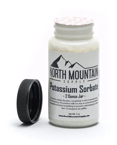 Vista 3 de North Mountain Supply Conjunto de nutrientes de sorbato de potasio y levadura para vinificación