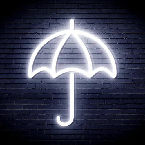 Vista 14 de ADVPRO Paraguas Flex Silicona LED Neon Sign - Púrpura - st16s33-fnu0016-p