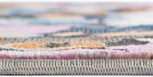 Vista 4 de Unique Loom Blossom Collection - Alfombra rectangular (2 x 3 pies, rectangular, multicolor y negro)