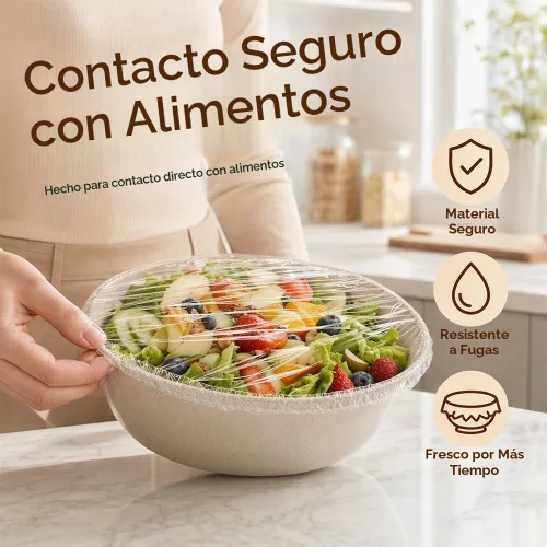Vista 2 de 2026 - Cubierta elástica desechable para alimentos