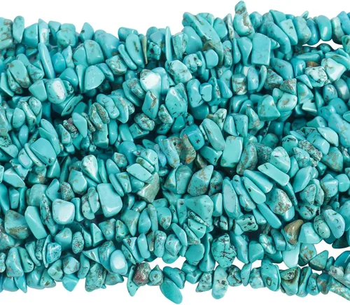 Vista 31 de Cuentas de cristal de Amazonita de 90 pulgadas de forma irregular y piedra curativa para hacer joyas