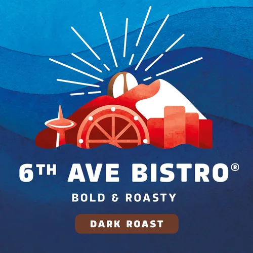 Vista 5 de Seattle's Best Coffee 6th Ave Bistro - Cápsulas K-Cup de tostado oscuro, 6 cajas y 60 cápsulas Cápsulas Arabica K-Cup para cafeteras Keurig; 6th