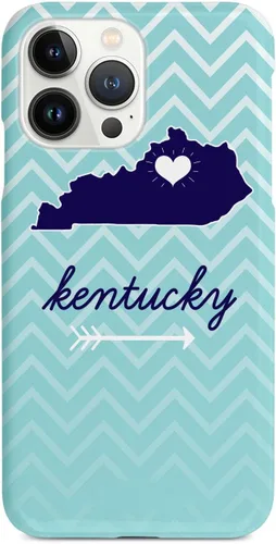 Vista 9 de Inspired Cases - Compatible con iPhone Xs Max - Funda protectora con textura 3D para Apple iPhone Xs Max - Kentucky Chevron Pattern State