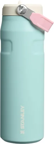 Vista 17 de STANLEY - Botella de agua IceFlow Flip Straw 2.0 con pajilla abatible, abertura más grande, acero inoxidable aislado, sin bisfenol A, 16 onzas
