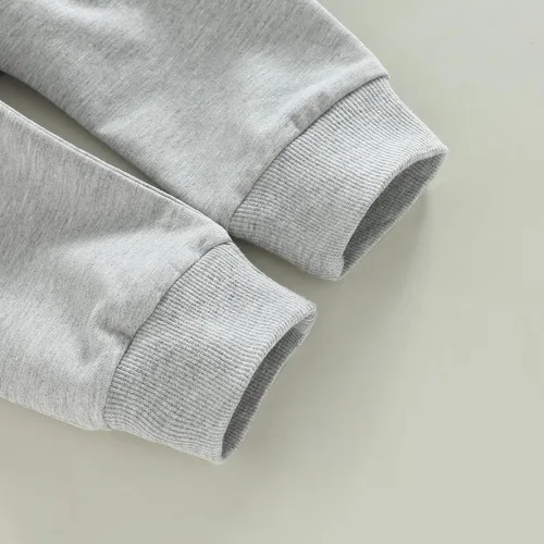 Vista 7 de Ehfomius Toddler Baby Boy Fall Winter Clothes Mama's Boy Long Sleeve Pullover Sweatshirt and Jogger Pants 2Pcs Set
