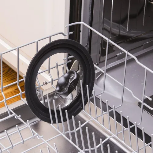 Vista 5 de Ecolution Tapa universal para ollas y sartenes, se adapta a utensilios de cocina de 6 a 8 pulgadas, tapa de repuesto de vidrio templado con borde