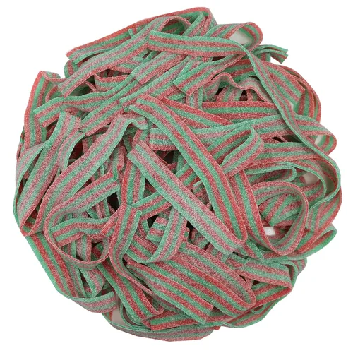 Vista 37 de Cinturones de Gomitas Ácidas de Varios Colores (Azul Baya (Arándano), 1 Libra)