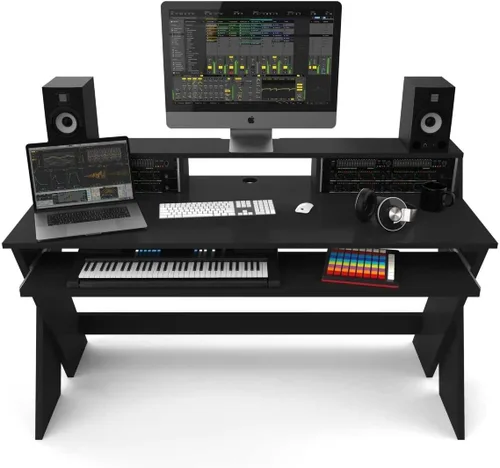 Vista 5 de Glorious Sound Desk Pro Estación de Trabajo de Estudio Profesional en Negro