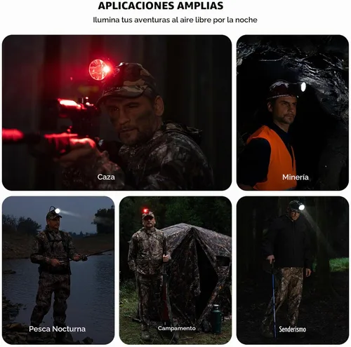 Vista 7 de GearOZ Coon - Faro de caza para hog depredadores, lámpara de cabeza