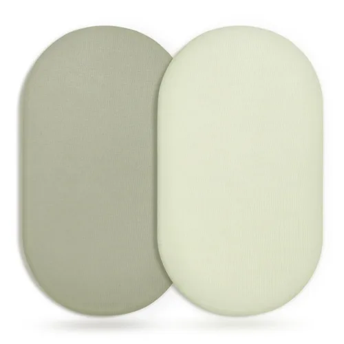 Vista 28 de GRSSDER Juego de 2 sábanas elásticas ultra suaves para cuna, ajuste universal para cuna de bebé, colchón rectangular ovalado, flores y frutas