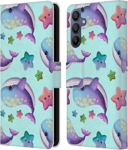 Vista 250 de Head Case Designs Officially Licensed Carla Morrow Colorful Space Dice Patterns Leather Wallet Case Compatible with Samsung Galaxy A07 4G